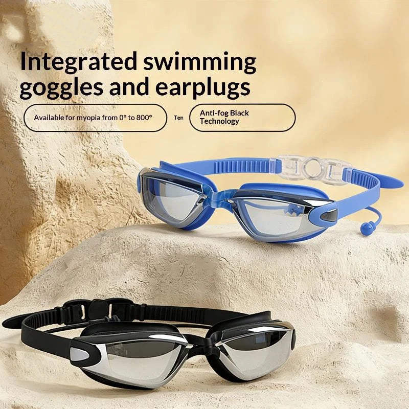 NEW High-definition Anti-fog Swimming Goggles Small Frame.