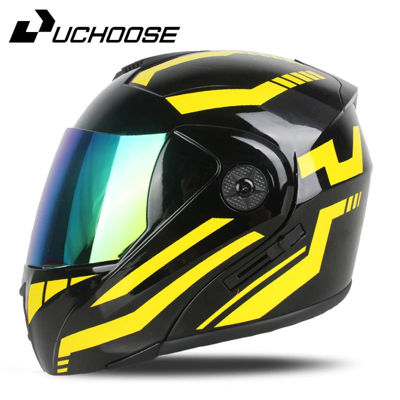 Unisex Racing Motobiker Flip Up Helmets.