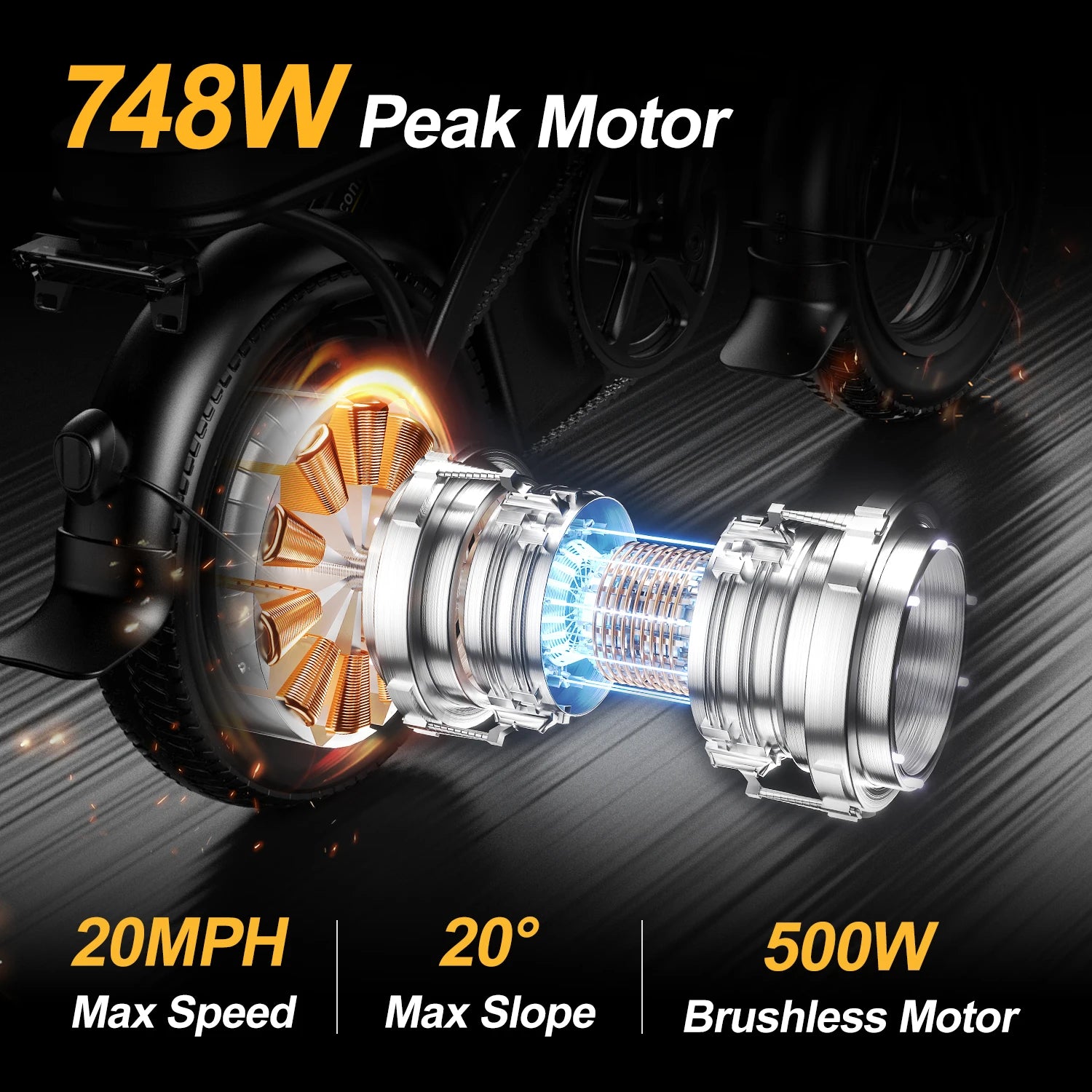 Electric Bike 750W Peak