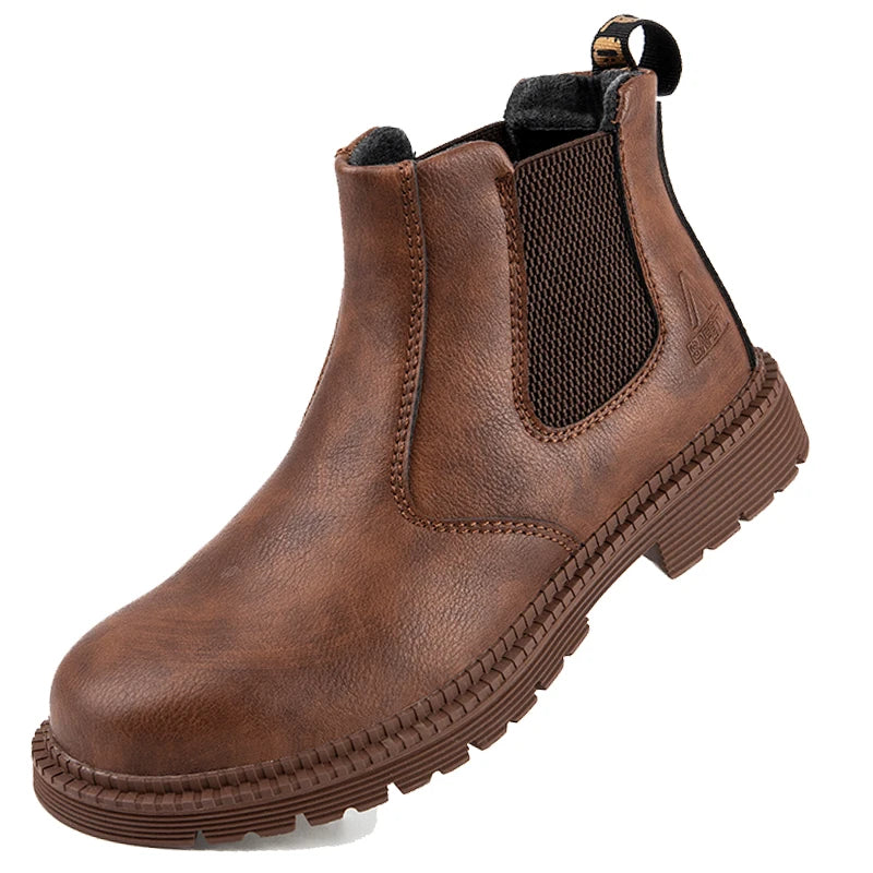 Work Boots Indestructible Safety Shoes Men Steel Toe