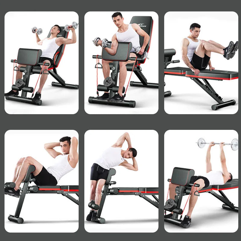 Fully Foldable Adjustable Fitness Bench.