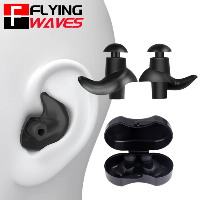 Swimming Silicone Earplug Nose Clip.