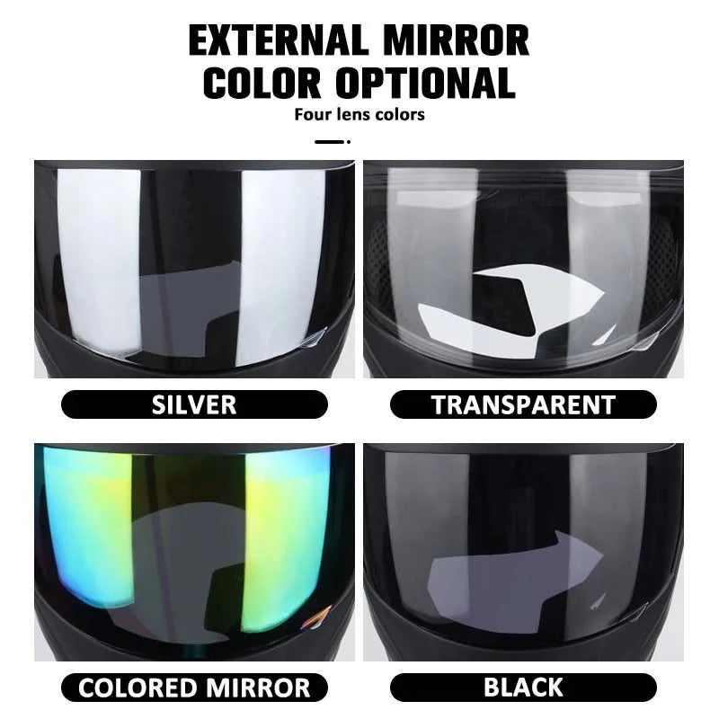 Unisex Racing Motobiker Flip Up Helmets.