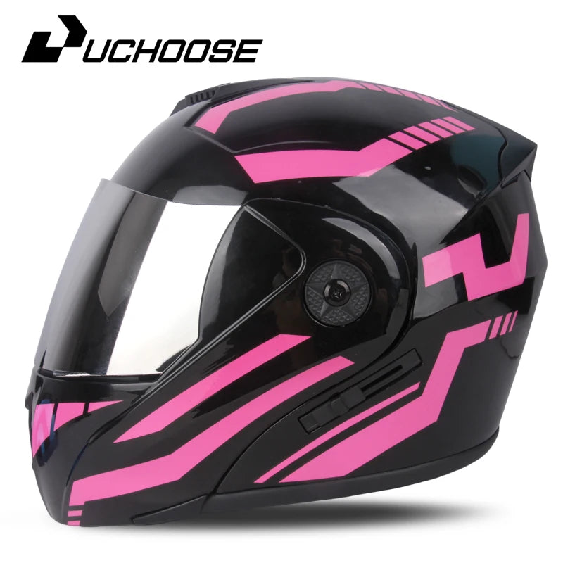 Unisex Racing Motobiker Flip Up Helmets.