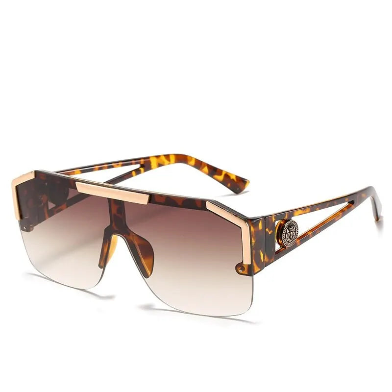 1/2PCS Men And Women Oversized Square Fashion Sunglasses Sports