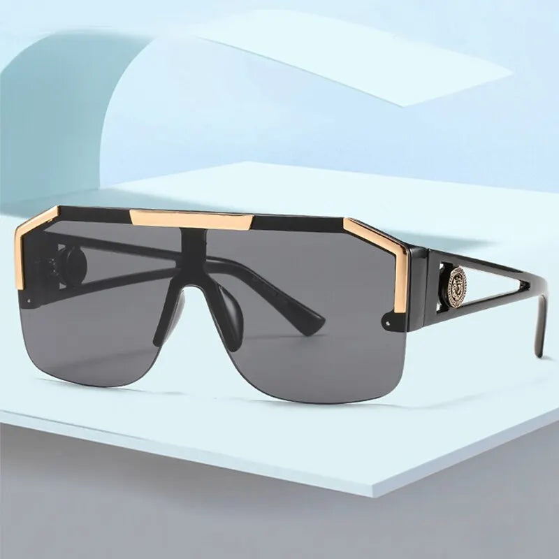 1/2PCS Men And Women Oversized Square Fashion Sunglasses Sports