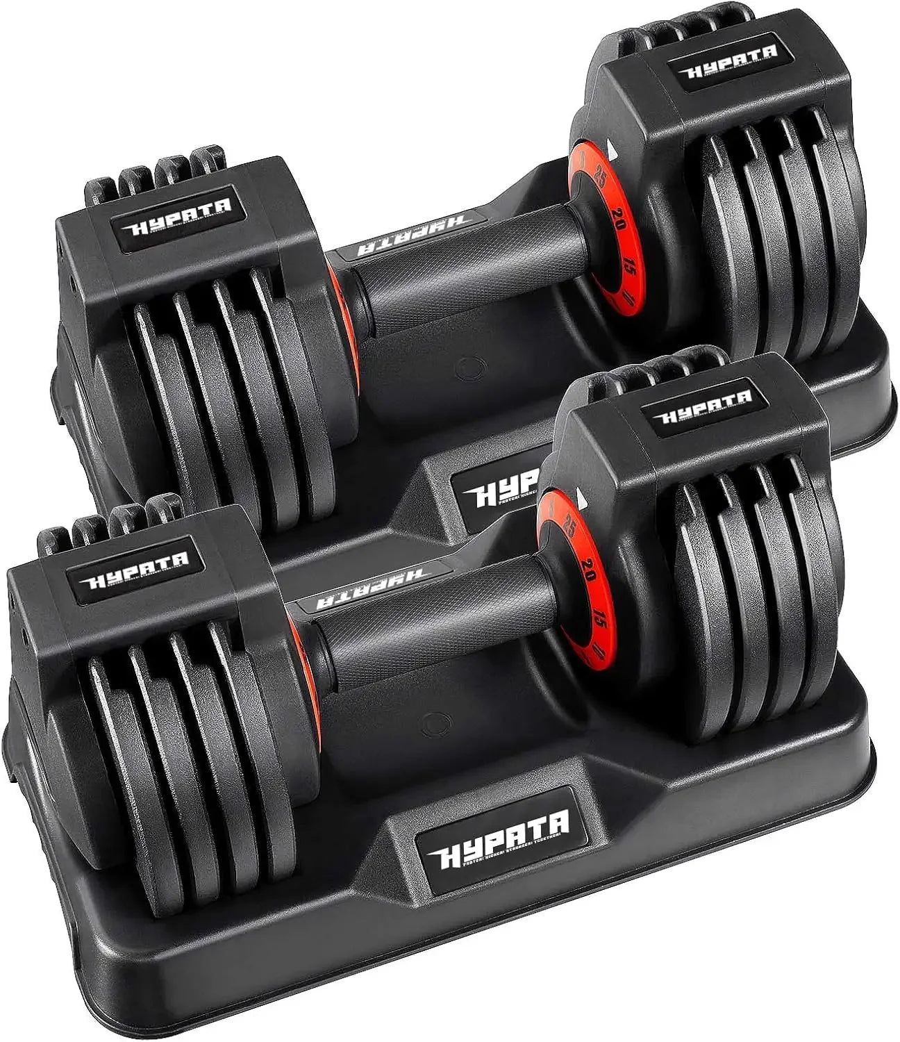 25/55 lbs Pair Adjustable Dumbbell Set.