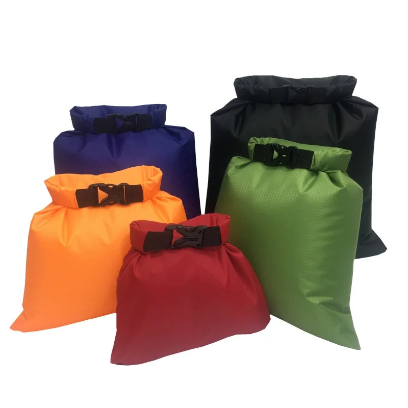 5pcs Waterproof Dry Bag for Camping Drifting Hiking, Swimming and Rafting.