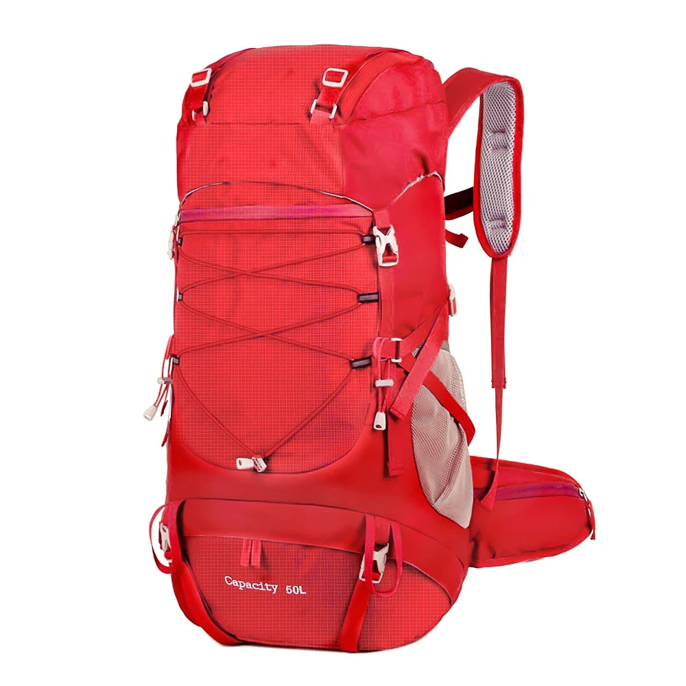 WESTTUNE 50L Hiking Backpack with Rain Cover.