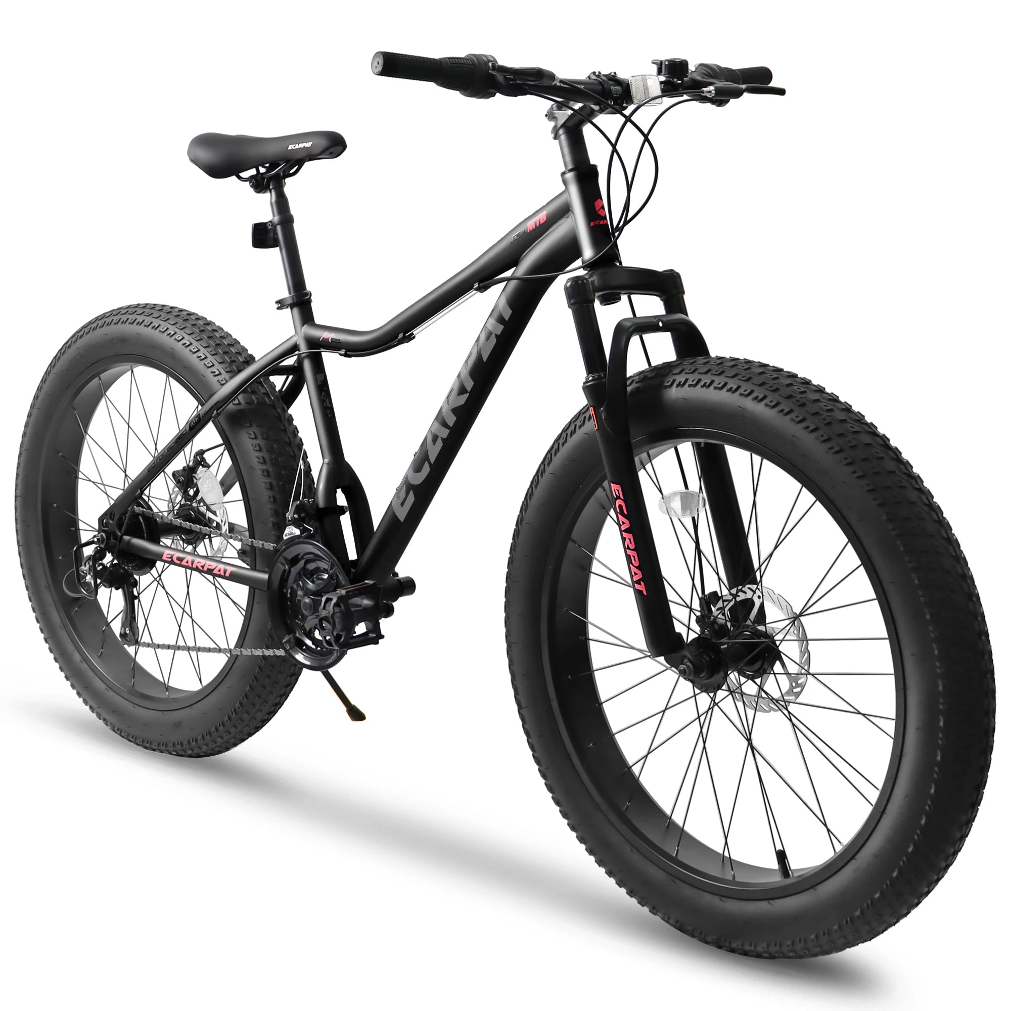 26 Inch Mountain Bike, 4-Inch Wide Fat Tire Snow Mountain Bikes.