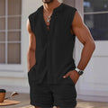 2025 New Men's Vest Shirt, Sleeveless Top and Shorts.