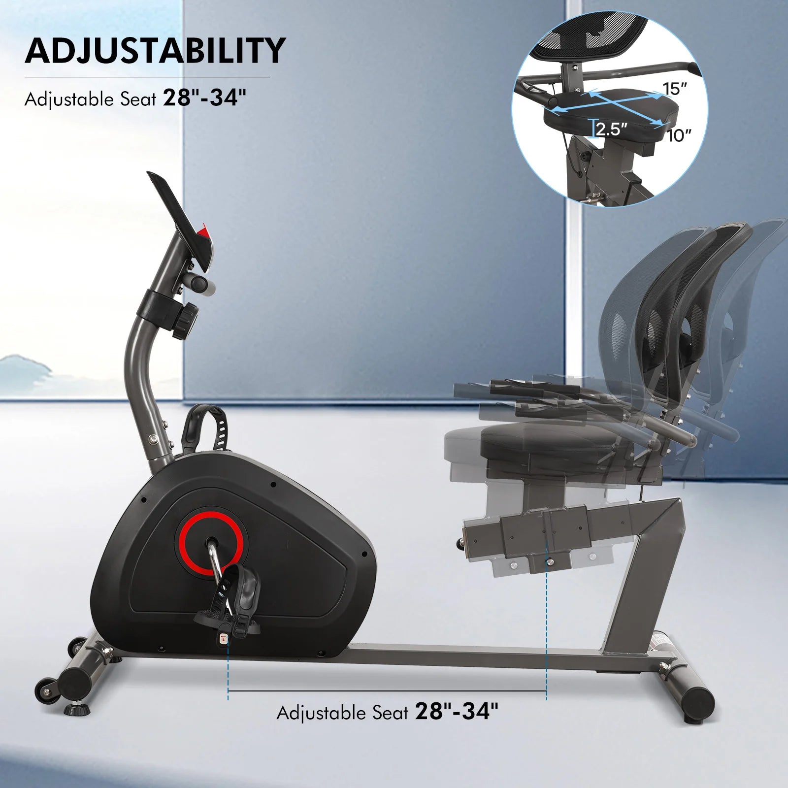 Recumbent Exercise Bike for Home Stationary.