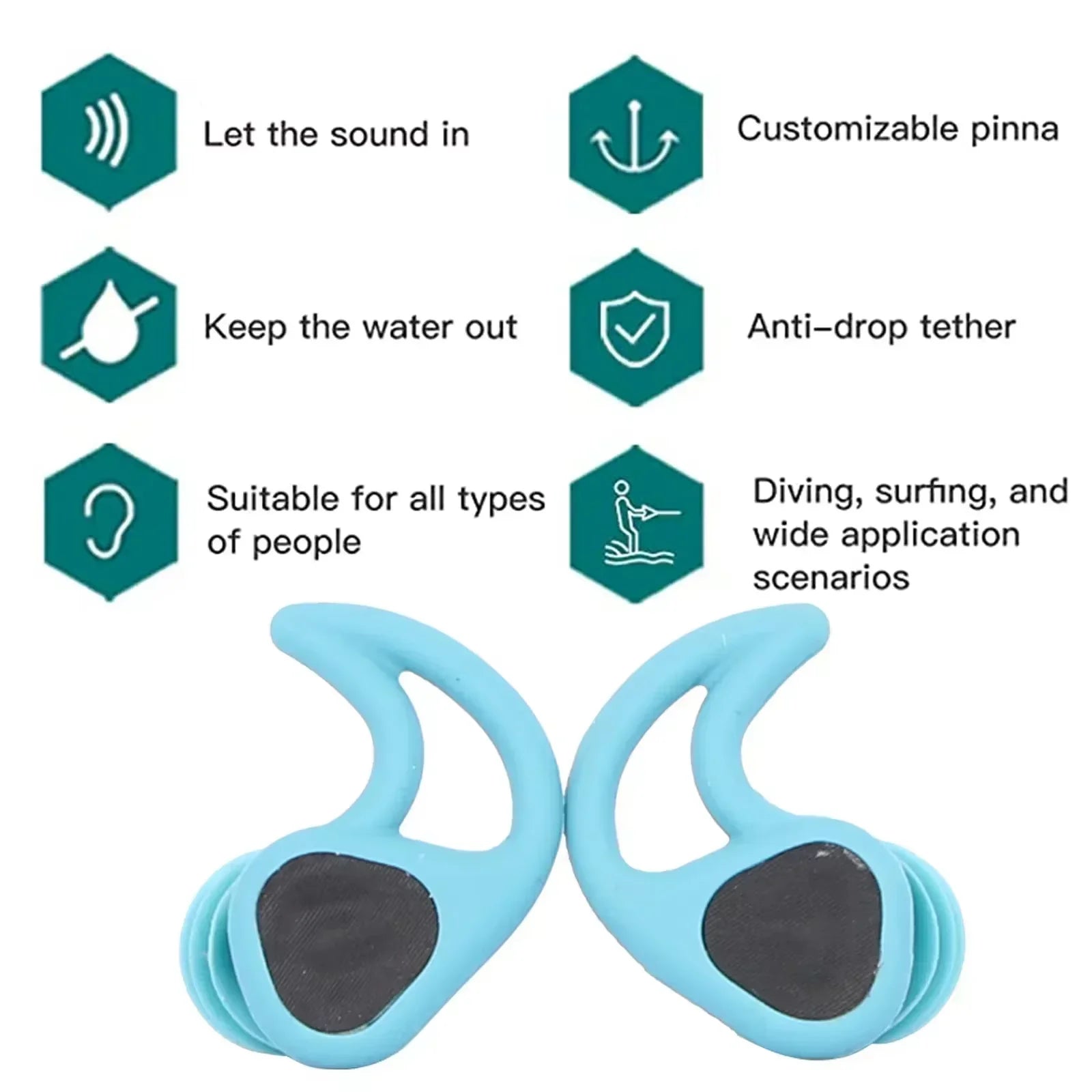 Swimming Ear Plugs for Adults.