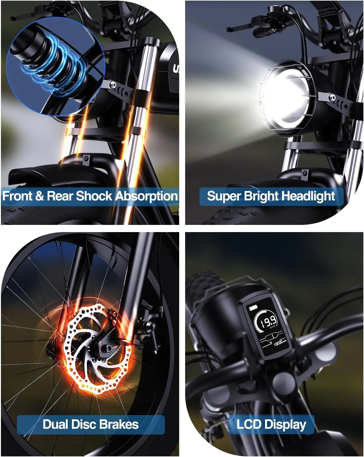 Electric Bike, 3000W Off-Road Electric Bicycle,.