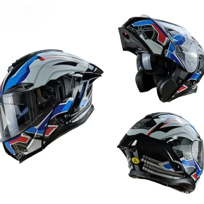 Flip up Motorcycle Helmet With Bluetooth.