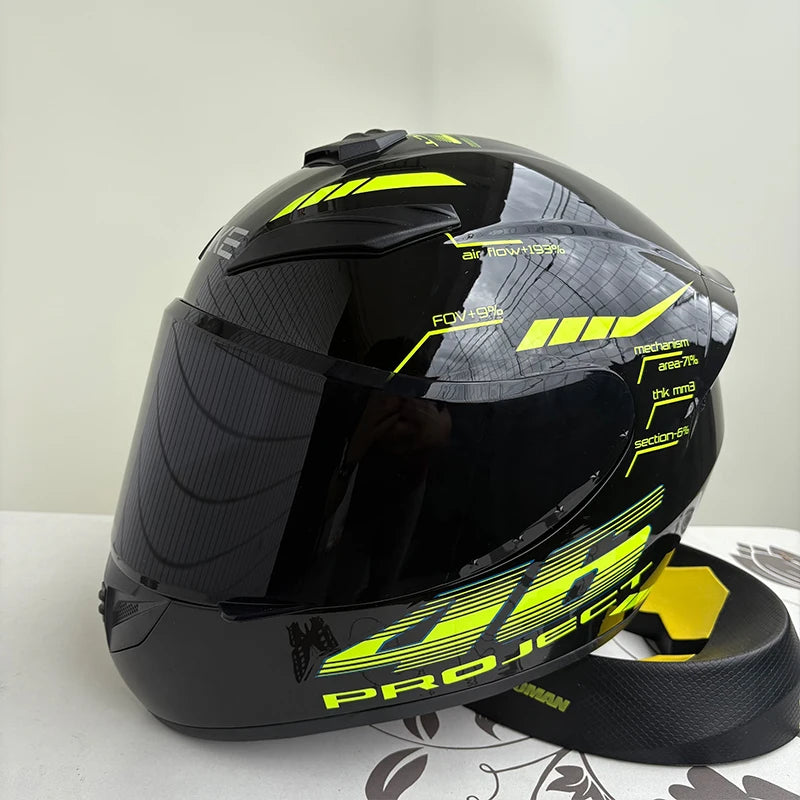 Full Face Motorcycle Helmet Men and Women.