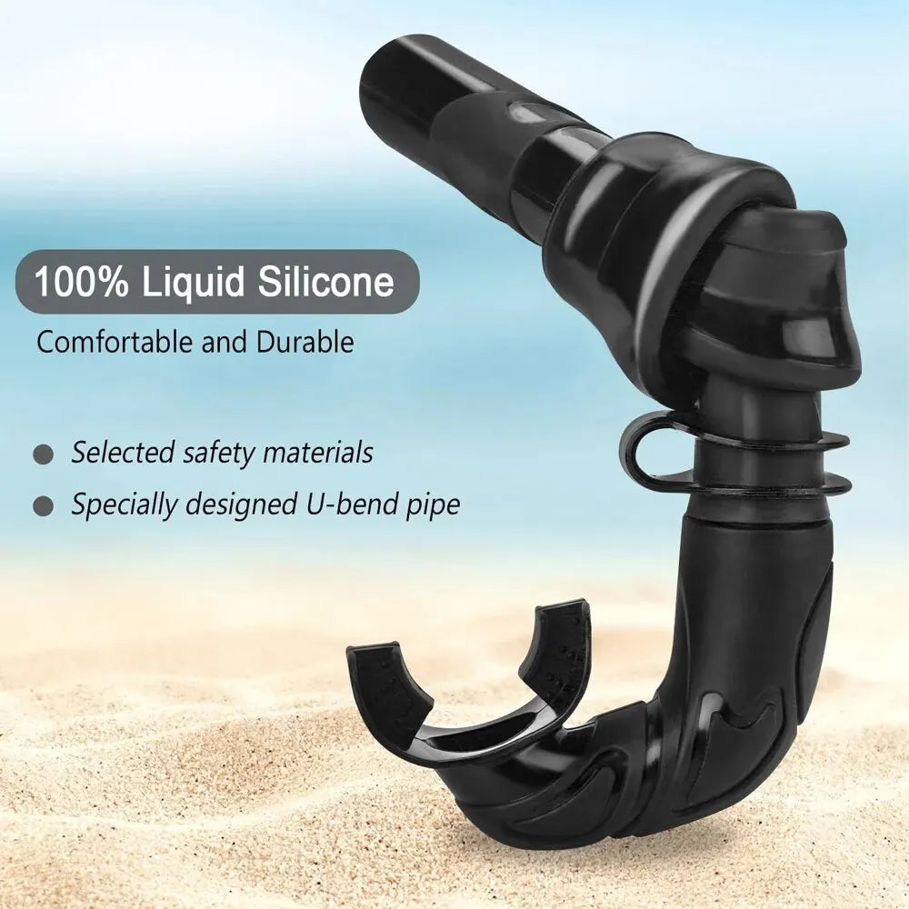 Soft Silicone Diving Snorkel.