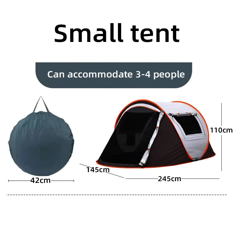 5-8 people, quick-opening hand-thrown Tent.