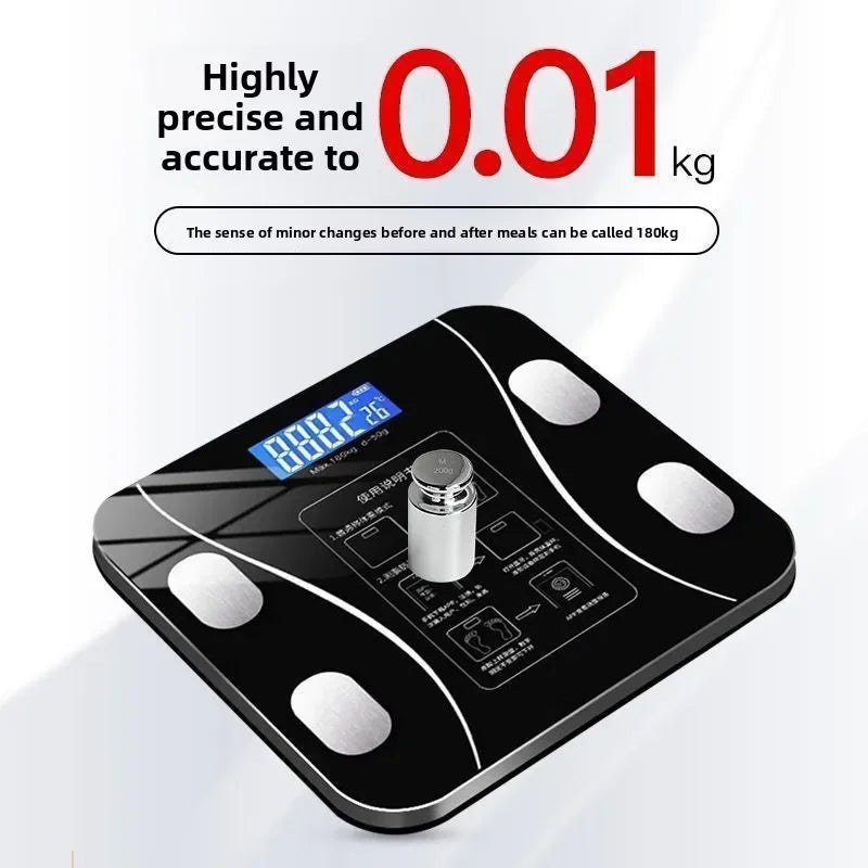 Latest USB Body Fat Scale Smart Accurate Household Fat Scale Adult Weight Scale.