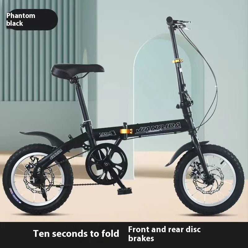 12 Small Bike cycling City Mini Folding Bicycle for Male and Female.