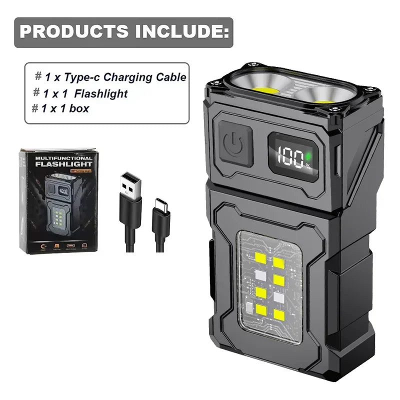 2/1Pcs Portable Flashlight.