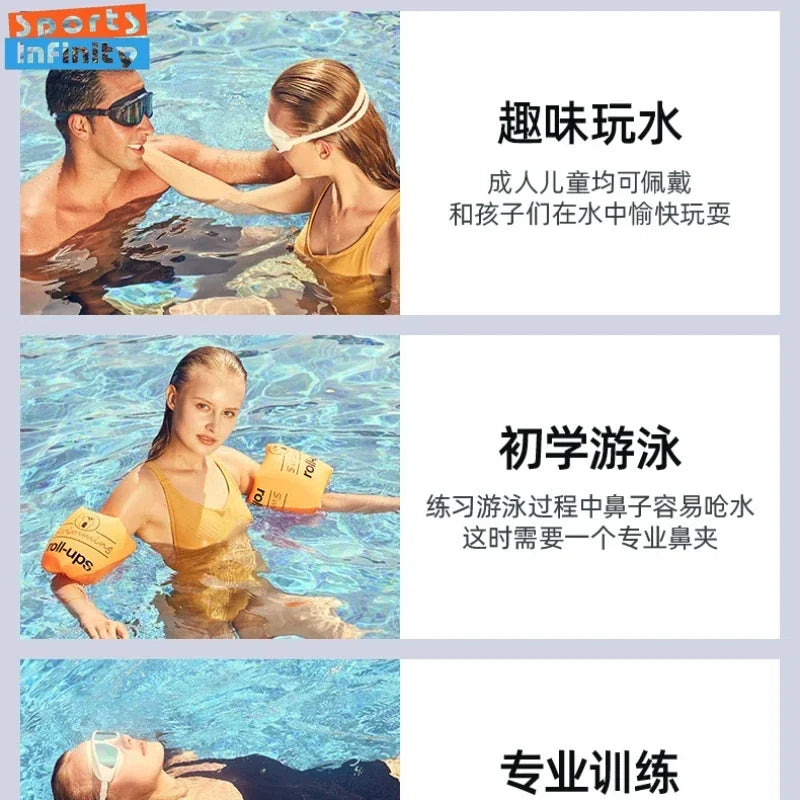 Swimming nose clip professional waterproof and anti-slip silicone.
