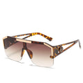 1/2PCS Men And Women Oversized Square Fashion Sunglasses Sports