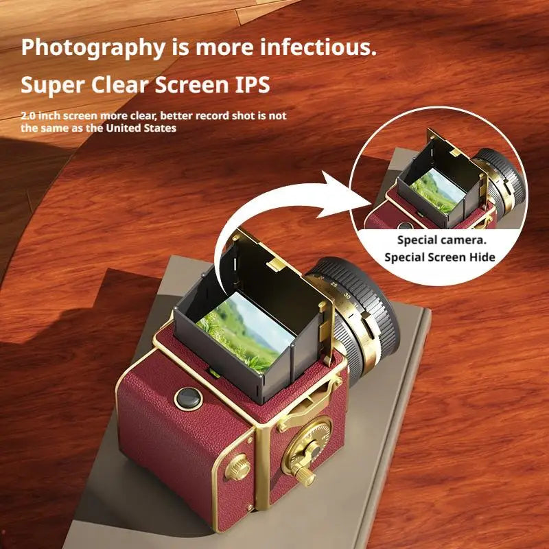 Retro CCD Digital Camera Portable Mini Camera.