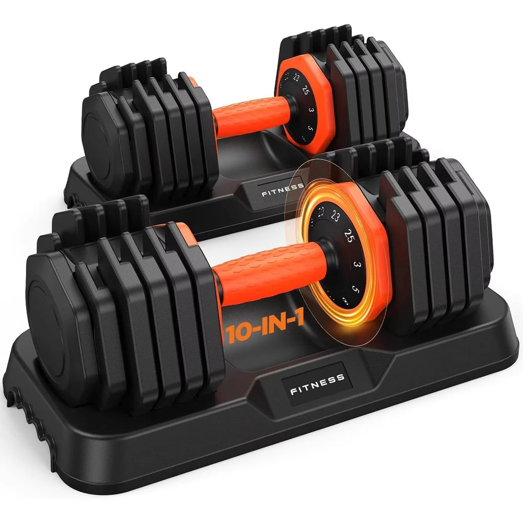 2026 Updated Adjustable Dumbbell Set of 2,50lb Weights.