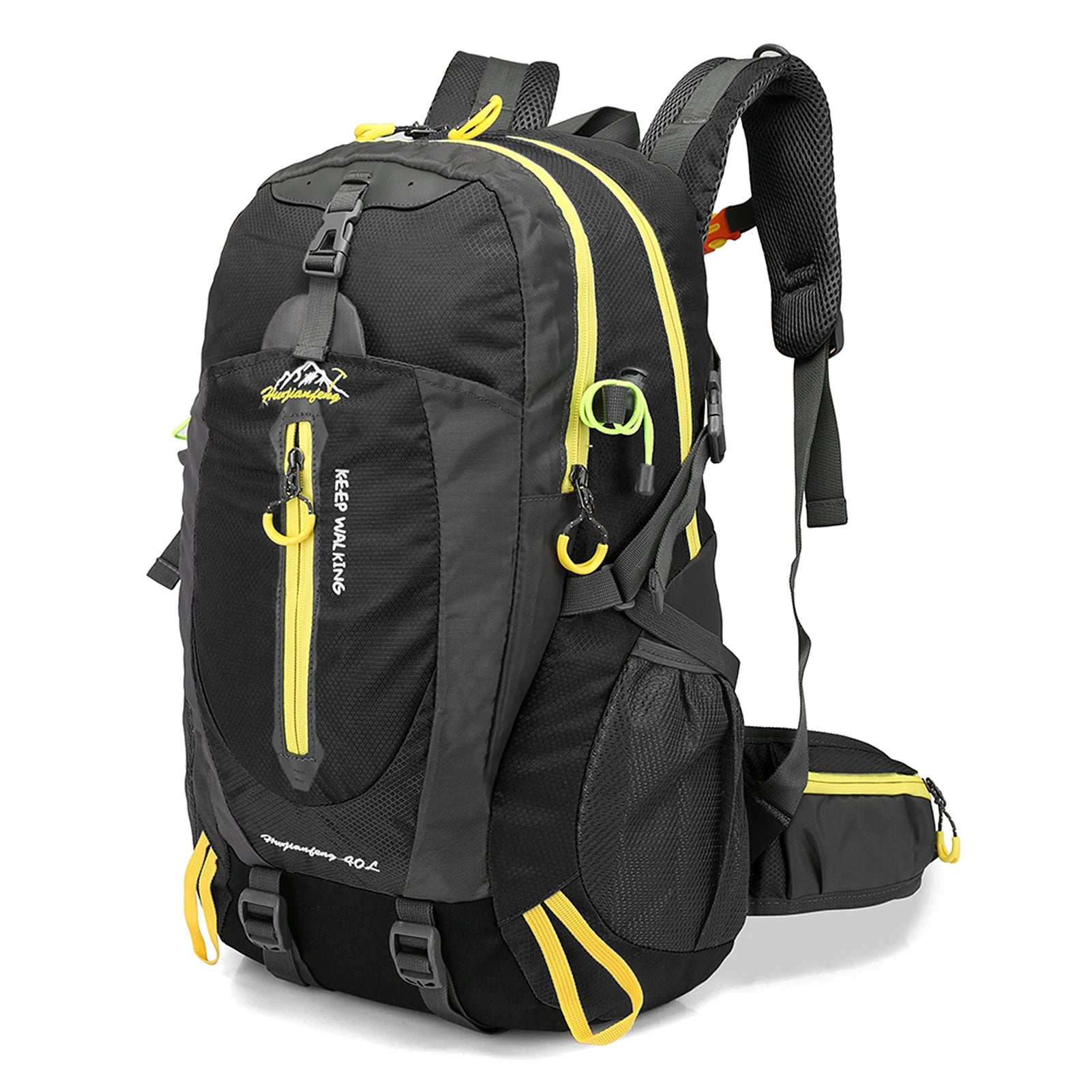 40L Water Resistant Travel Backpack.