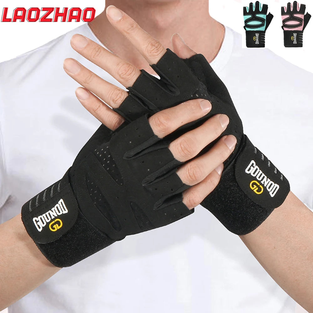 1Pair Workout Gloves for Men and Women.