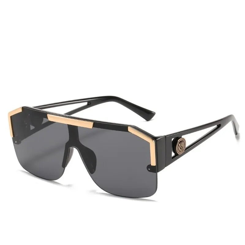 1/2PCS Men And Women Oversized Square Fashion Sunglasses Sports