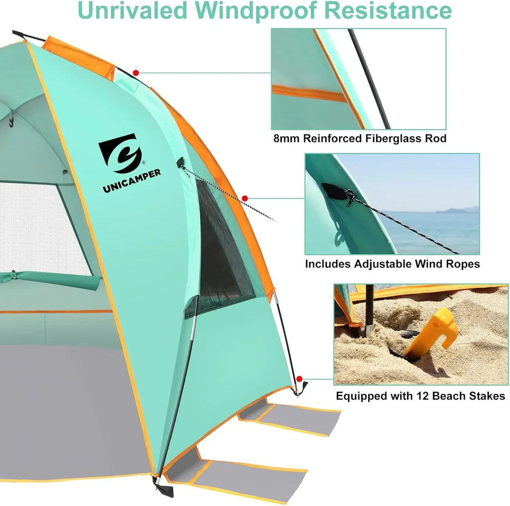 Beach Tent 3 Person Sun Shelter.