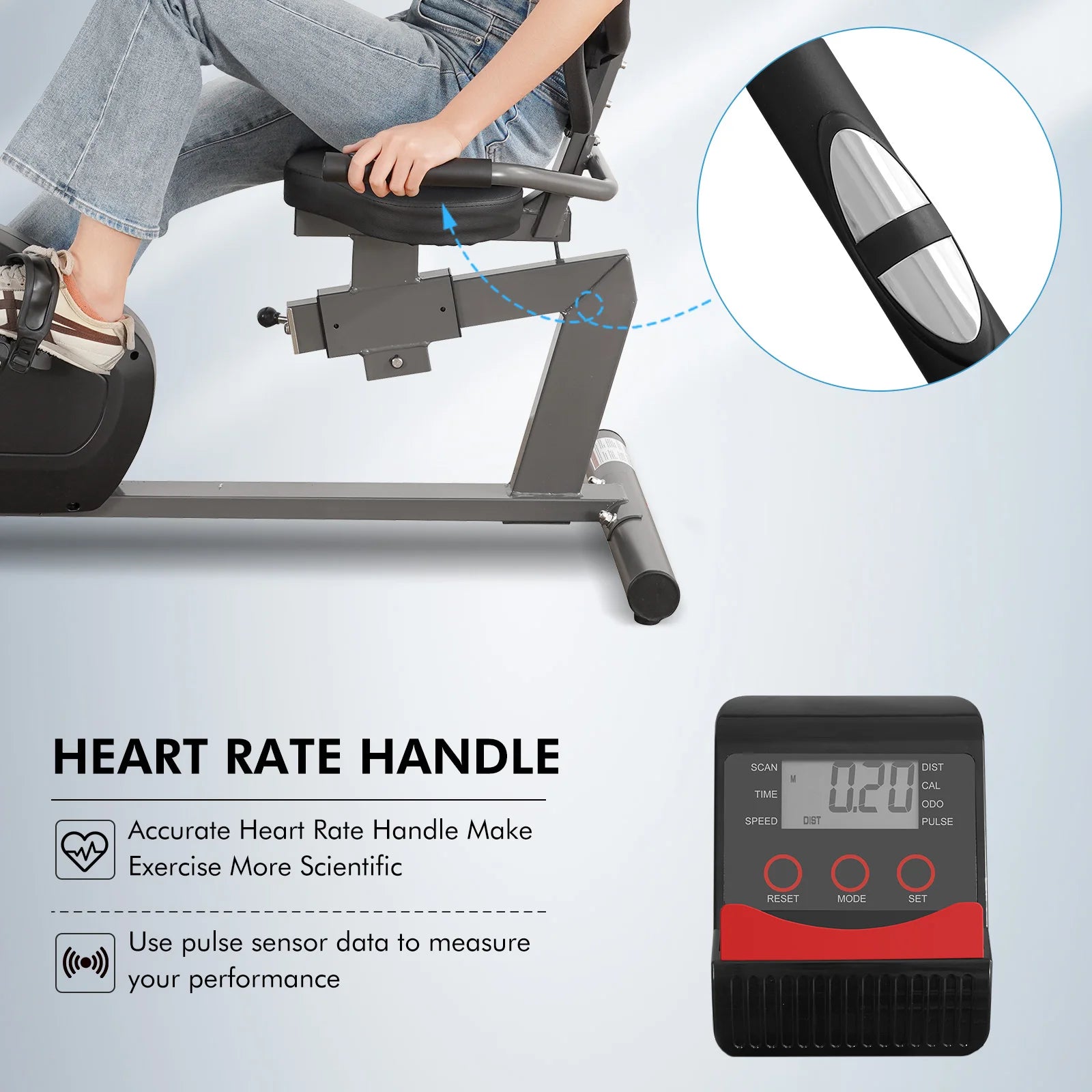 Recumbent Exercise Bike for Home Stationary.