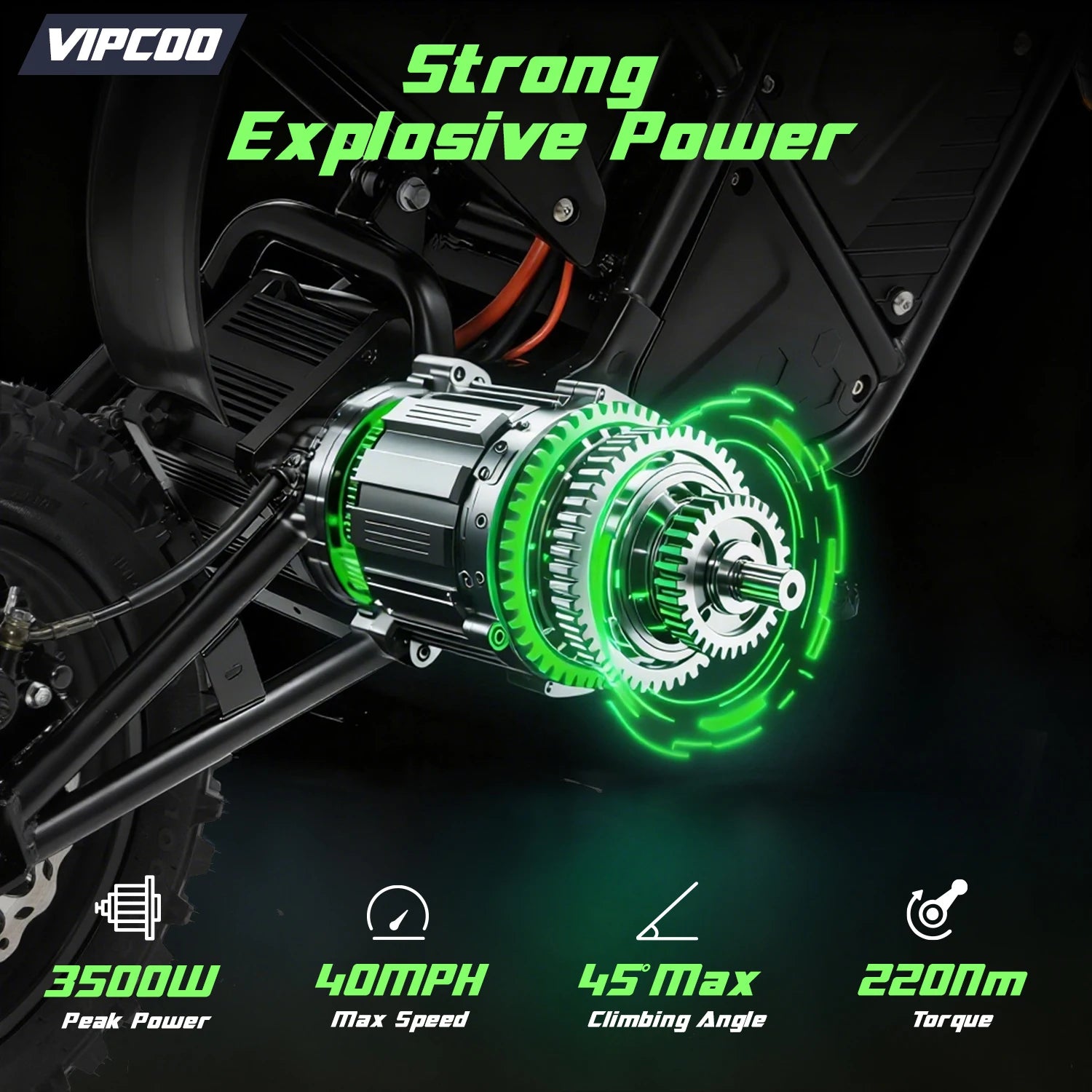 【1 Year Warranty】H3 Electric Motorcycle.