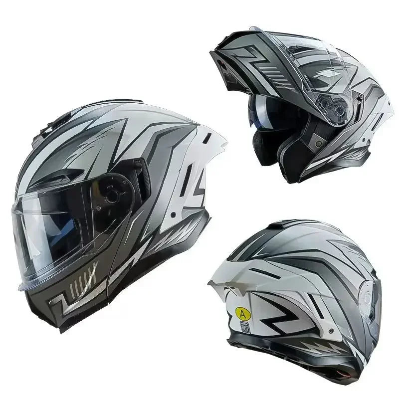 Flip up Motorcycle Helmet With Bluetooth.