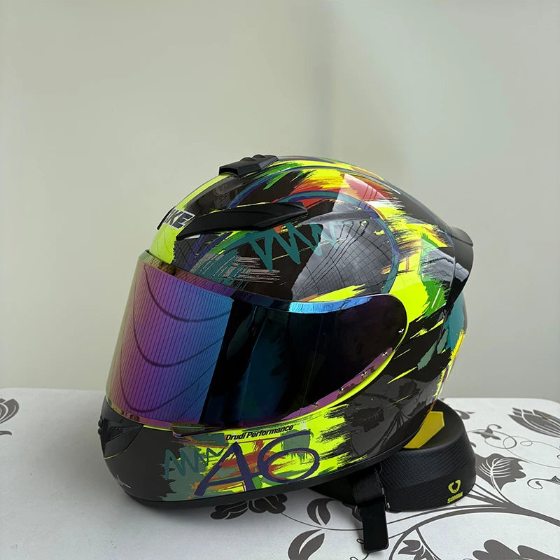 Full Face Motorcycle Helmet Men and Women.