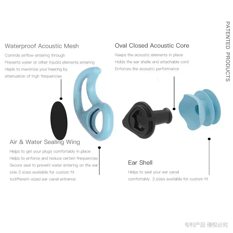 Swimming Ear Plugs for Adults.