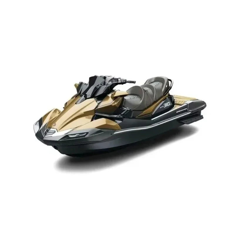 Jet ski boat four-stroke engine for water sports.
