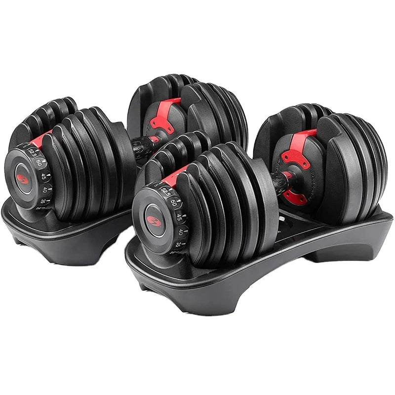 Custom Home Gym Pesas Digital Adjustable Dumbbells.