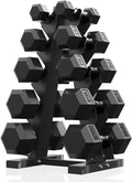 Hex Dumbbell Sets with Rack, 60-550lb.