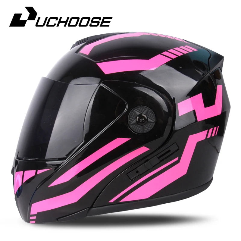 Unisex Racing Motobiker Flip Up Helmets.
