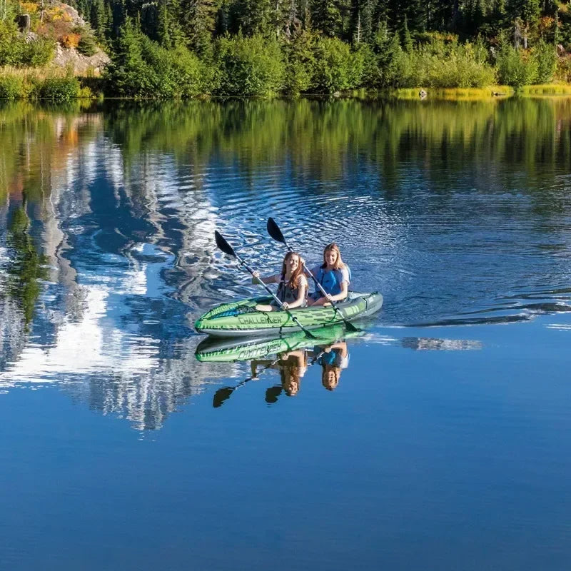 2 Persons Inflatable Kayak Fishing Boat.