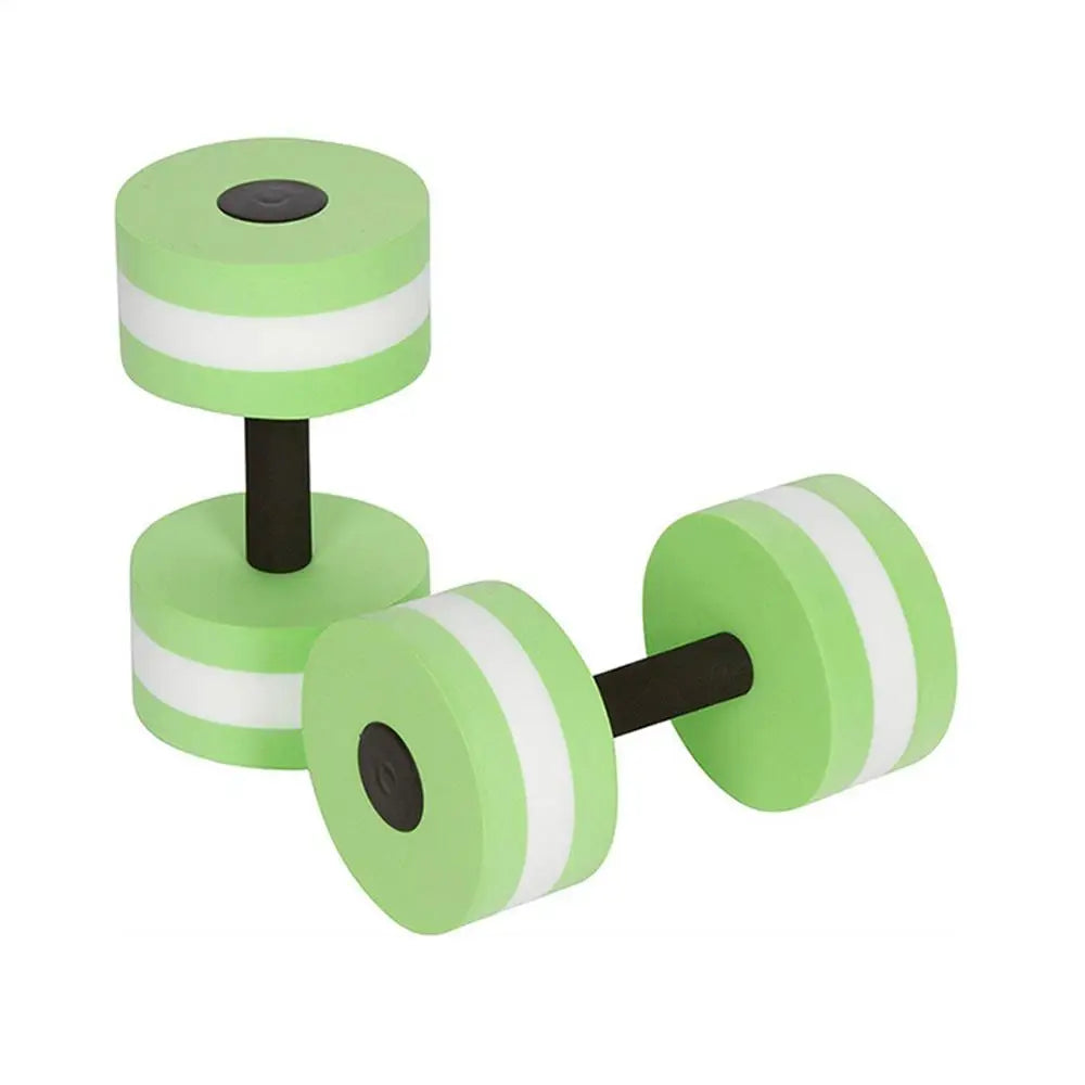 2pcs EVA Water Foam Floating Dumbbell Swimming Pool.