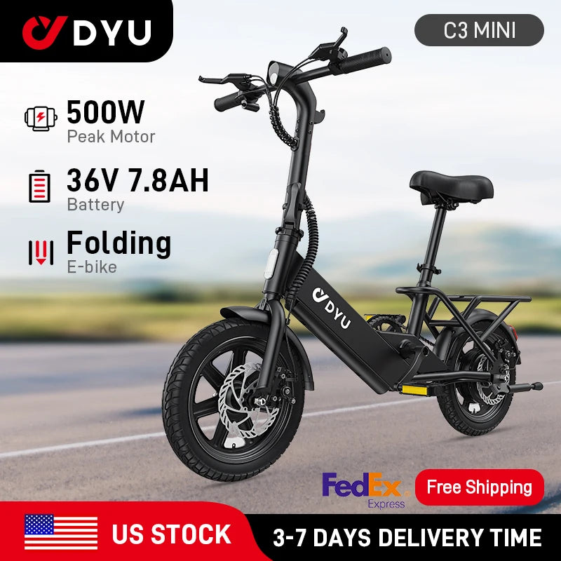 C3 14 inch Electric Bicycle.