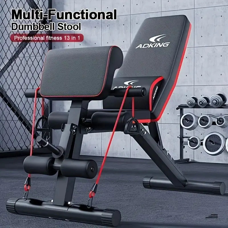 Fully Foldable Adjustable Fitness Bench.