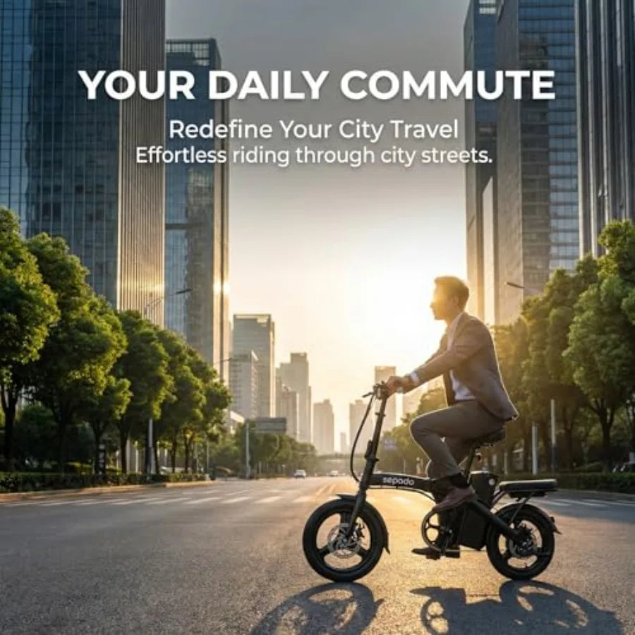 Folding Electric Bike for Adults: 750W Peak Motor.