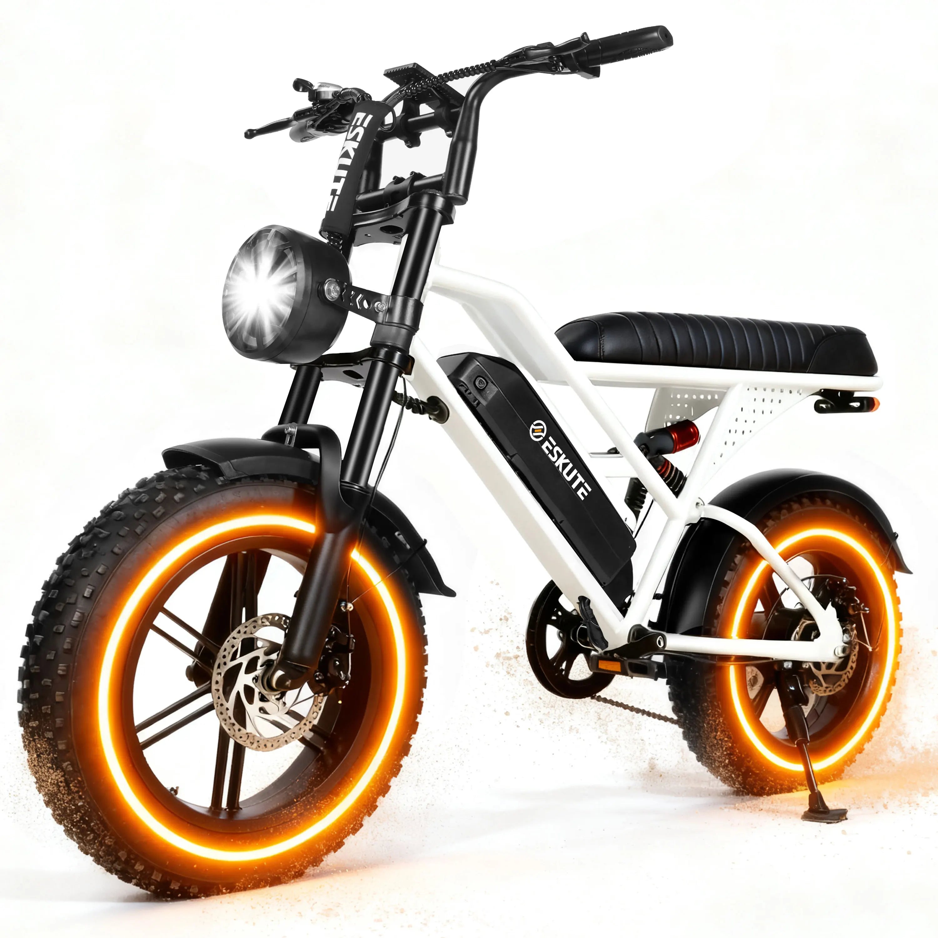 V100 Electric Bike, 1500W Peak 28MPH 48V13Ah Motorcycle.