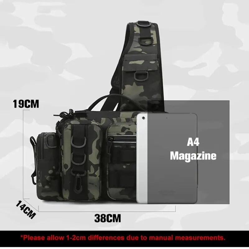 Fishing Tackle Backpack Lure Box Gear Storage Bag.