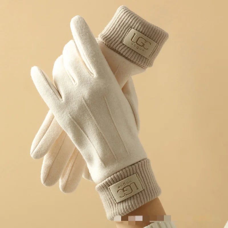 Winter Cashmere Gloves for Women Warm
